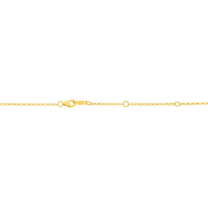 10K 1.45mm Double Extendable Rolo Chain