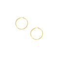 10K Gold 1.5x30mm Hoop Earring