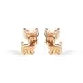 14 Karat Chihuahua Screw Back Earrings - 14E00438