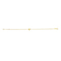 14K Gold Clover Bracelet