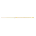 14K Gold Heart Bracelet