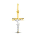 14K Gold Mini Crucifix Cross