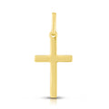 14K Gold Small Flat Cross