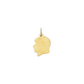 14K Gold Small Girl Charm
