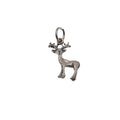 925 Silver Oxidized Reindeer Charm - CHARM0091