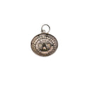 925 Silver Oxidized Roulette Wheel Charm - CHARM0071