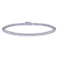 Silver 925 Clear CZ Bubble Tennis Bracelet -GMB00014 | Silver Palace Inc.