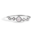 925 Sterling Silver Nickel Free Rhodium Plated Pave Clear CZ Ring - STR01174