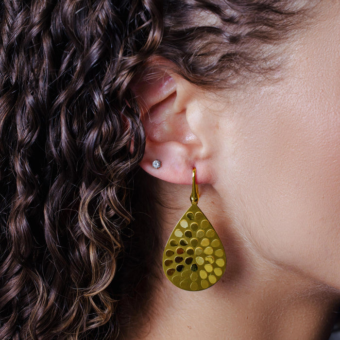 925 Sterling Silver Pear Shaped Italian Earring - ECE00013 | ECE00016