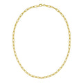 Gold Over Silver 4.1mm Paperclip Chain