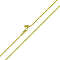 Silver 925 Gold Plated Roc Slider Adjustable Necklace - DIN00011GP | Silver Palace Inc.