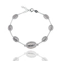 High Polished 925 Sterling Silver Our Lady of Guadalupe Adjustable Bracelet - DIB00084