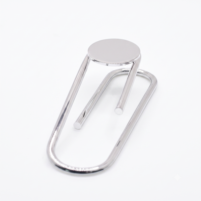 High Polished 925 Sterling Silver Paperclip Style 16mm x 60mm Moneyclip - MONEYCLIP16