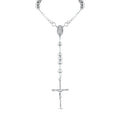 Silver 925 High Polished Rosary 6mm - RJP00008 | Silver Palace Inc.