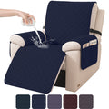 JIATER 100% Waterproof Recliner Covers Washable Recliner Chair Covers with Pockets