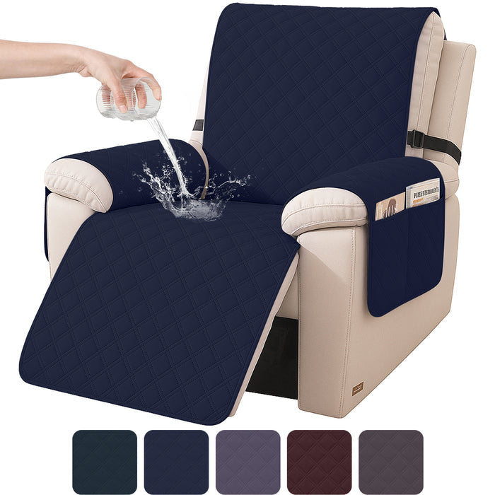 JIATER 100% Waterproof Recliner Covers Washable Recliner Chair Covers with Pockets