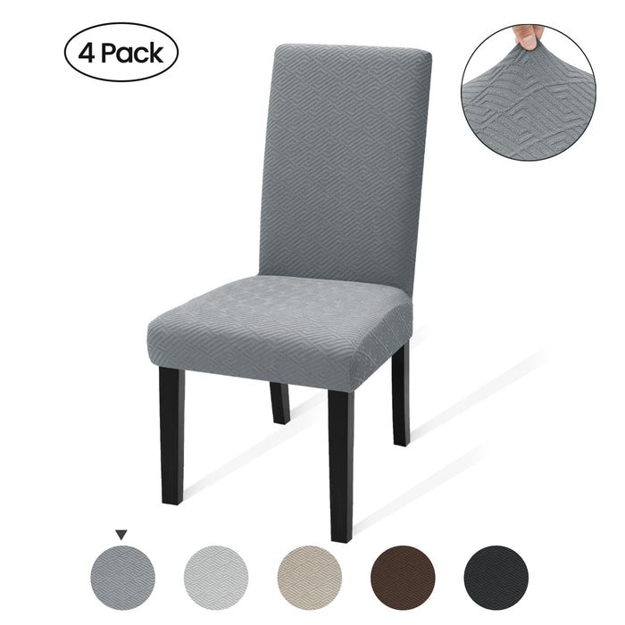 Jiater Chair Covers for Dining Room Stretch Washable Chair Slipcovers Protector