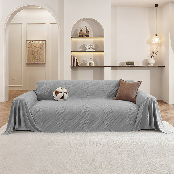 Jiater Couch Cover for Pets Washable Throw Slipcover Blanket for 3 Cushion Couch