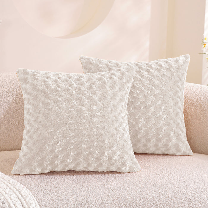 YSTYLE Soft Plush Short Wool Velvet Decorative Throw Pillow Cover-YSTYLE