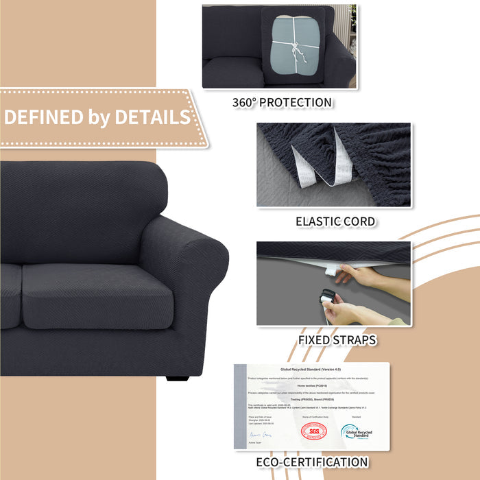 Jiater Sofa Cover Non-Slip Couch Cover Furniture Protector for Pets