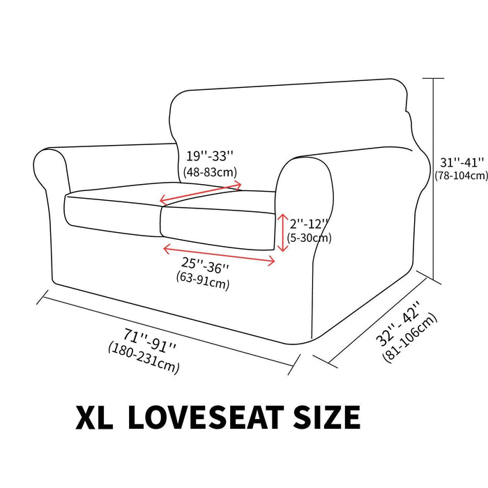 Jiater Sofa Cover Non-slip Couch Cover Stretch Slipcover Furniture Protector for Dogs