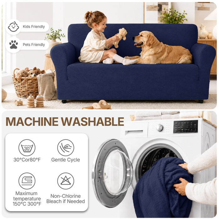 Jiater Sofa Cover Non-Slip Couch Cover Stretch Slipcover Furniture Protector for Pets