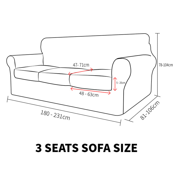 Jiater Sofa Cover Non-slip Couch Cover Stretch Slipcover Furniture Protector for Dogs