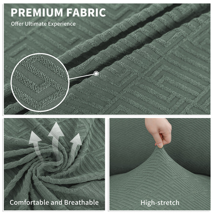 JIATER Sofa Slipcover Non-Slip Couch Cover Furniture Protector for Pets