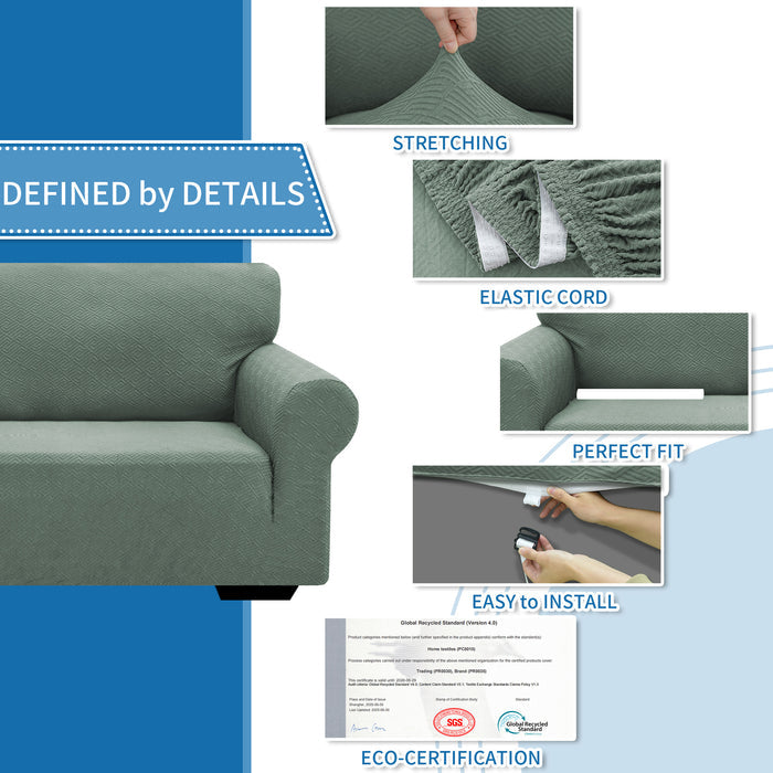JIATER Sofa Slipcover Non-Slip Couch Cover Furniture Protector for Pets