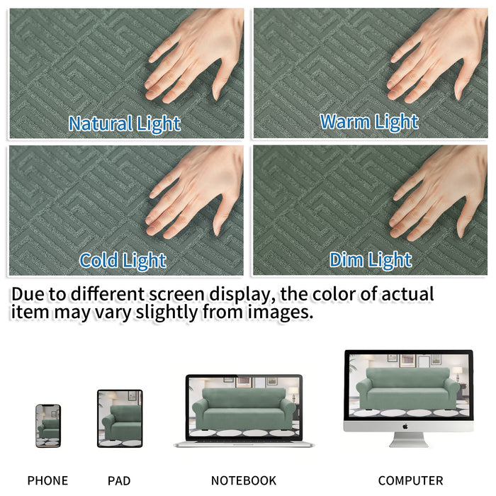JIATER Sofa Slipcover Non-Slip Couch Cover Furniture Protector for Pets