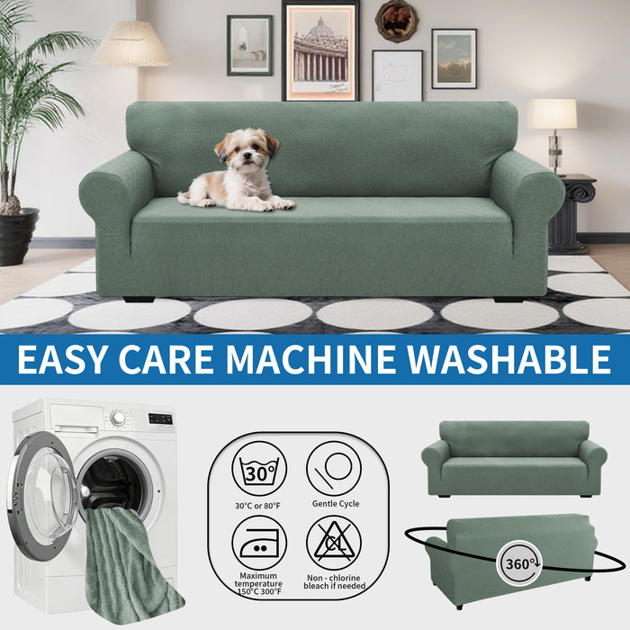 JIATER Sofa Slipcover Non-Slip Couch Cover Furniture Protector for Pets