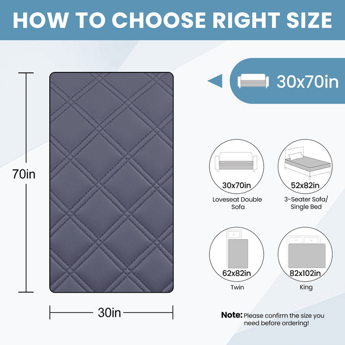 JIATER Waterproof Dog Bed Covers Washable Pet Bed Blanket for Sofa Bed