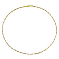Silver 925 Multi Plated Twisted Chain - CH025 MUL | Silver Palace Inc.