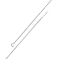 Silver 925 Rhodium Plated Adjustable Extension Chain 1.25mm - S030RH-SPRING | Silver Palace Inc.