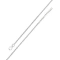 Silver 925 Rhodium Plated Adjustable Extension Chain 1.6mm - S040RH-CLAW | Silver Palace Inc.