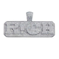 Rhodium Plated 925 Sterling Silver Rich Hip Hop Pendant - SLP00072 | Silver Palace Inc.