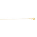 Silver 1.1mm Yellow Classic Box Chain