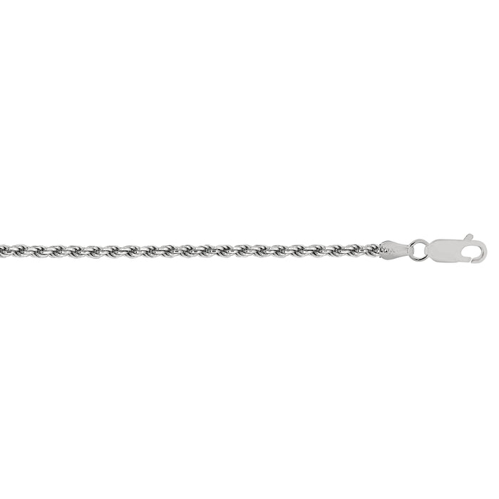 Silver 1.25mm Rope Chain