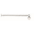 Silver Medium Heart Toggle