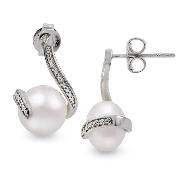 Sterling Silver Freshwater Pearl Earring