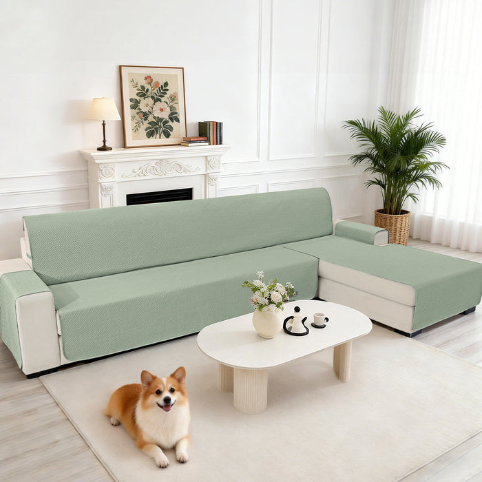 Waterproof Chaise Lounge Sofa Cover with Reversible Right or Left Design