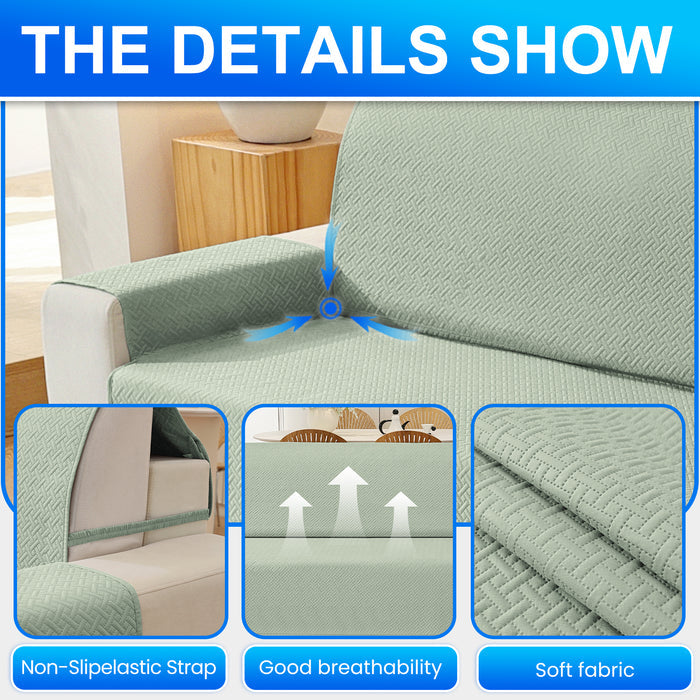 Waterproof Chaise Lounge Sofa Cover with Reversible Right or Left Design