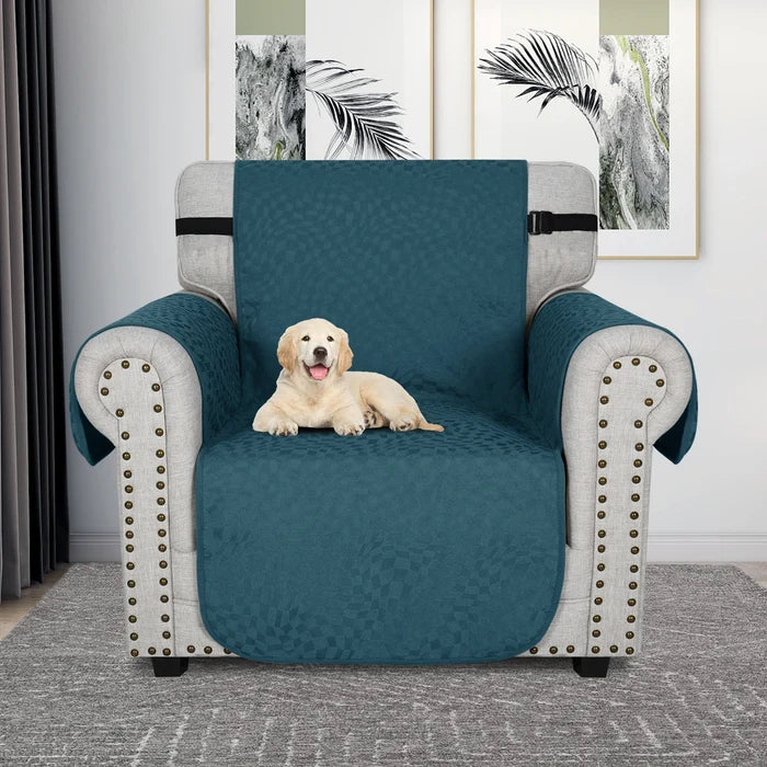 YSTYLE 1 Seater Sofa Cover with Side Pockets Anti Slip-YSTYLE