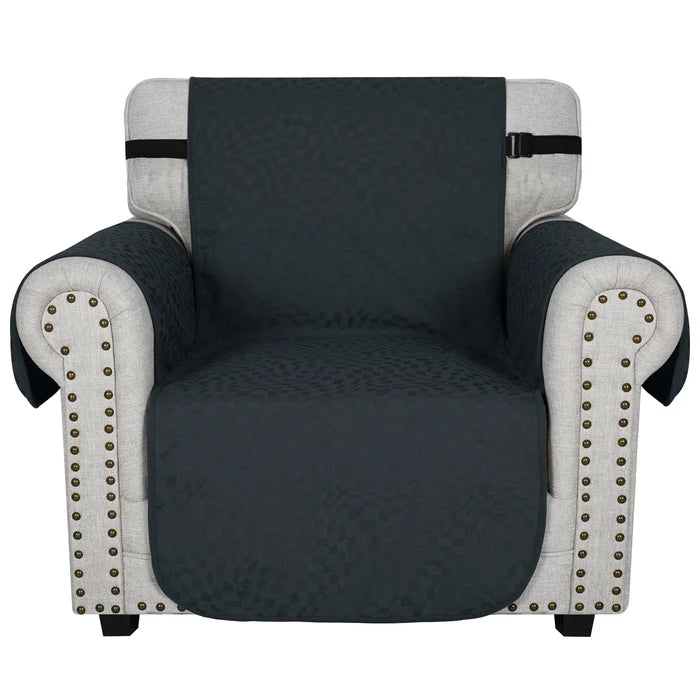 YSTYLE 1 Seater Sofa Cover with Side Pockets Anti Slip-YSTYLE