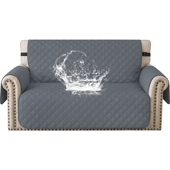 Ystyle 100% Waterproof 2 Seater Sofa Cover with Side Pockets-YSTYLE