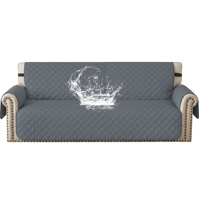 YSTYLE 100% Waterproof 3 Seater Sofa Cover with Side Pockets-YSTYLE