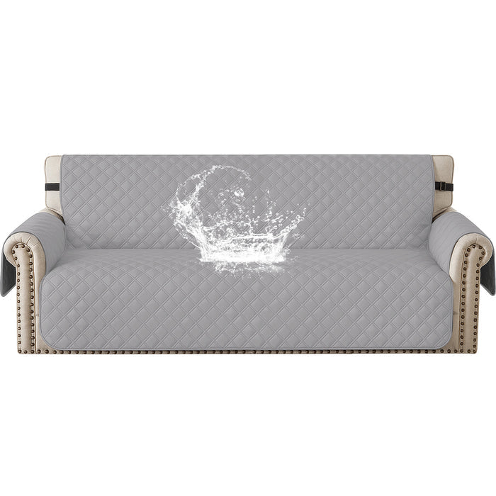 YSTYLE 100% Waterproof 3 Seater Sofa Cover with Side Pockets-YSTYLE