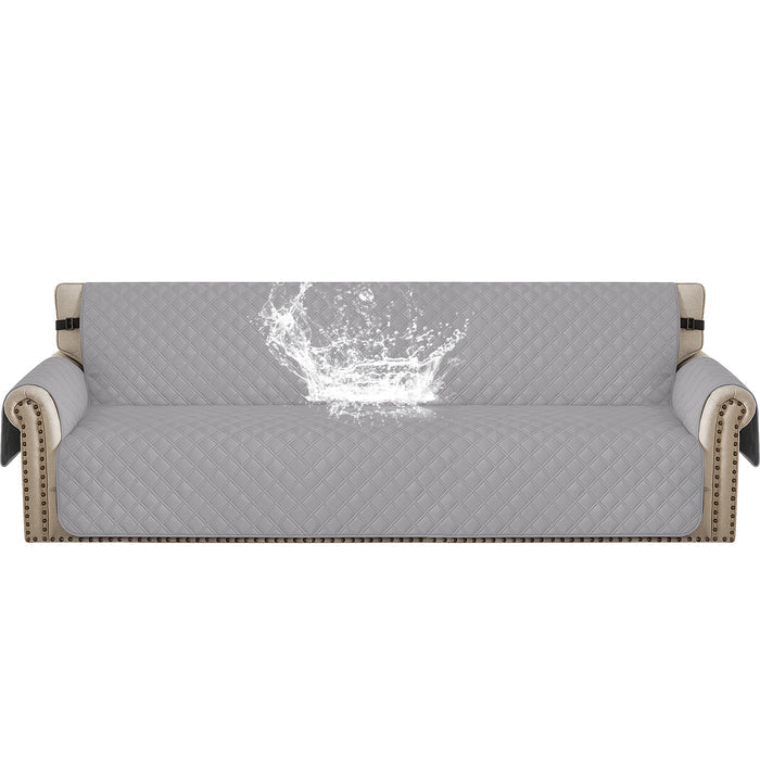 Ystyle 100% Waterproof 4 Seater Sofa Cover with Side Pockets-YSTYLE