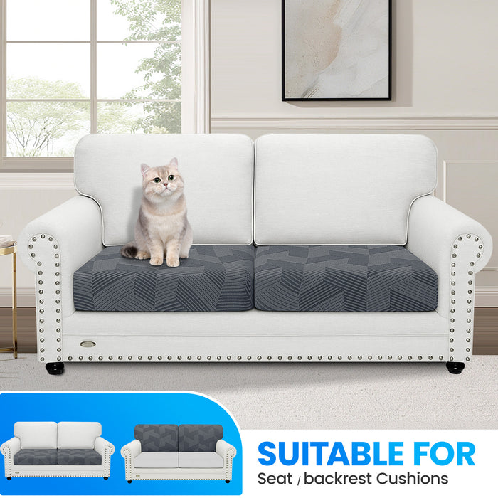 Ystyle 2 Piece Universal 1 Seater Stretch Sofa Cushion Cover-YSTYLE