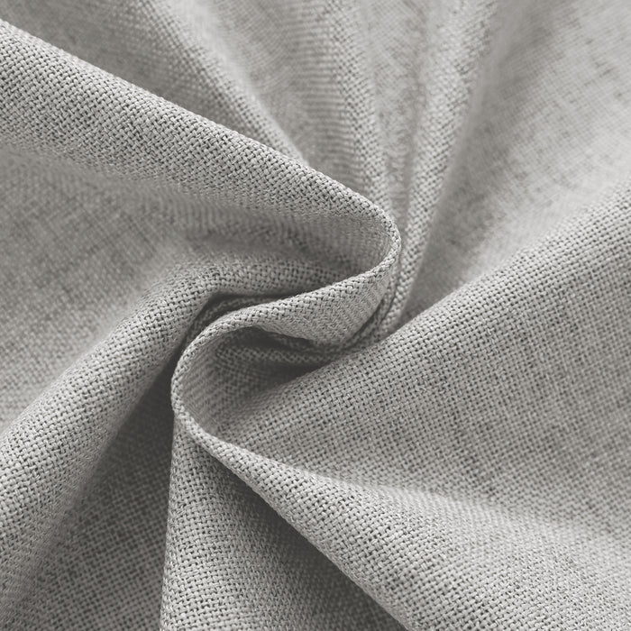 Ystyle 2 Pieces 100% Blackout Linen Curtains Thermal-YSTYLE